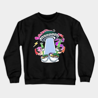 UFO Chinese Food Takeout Crewneck Sweatshirt